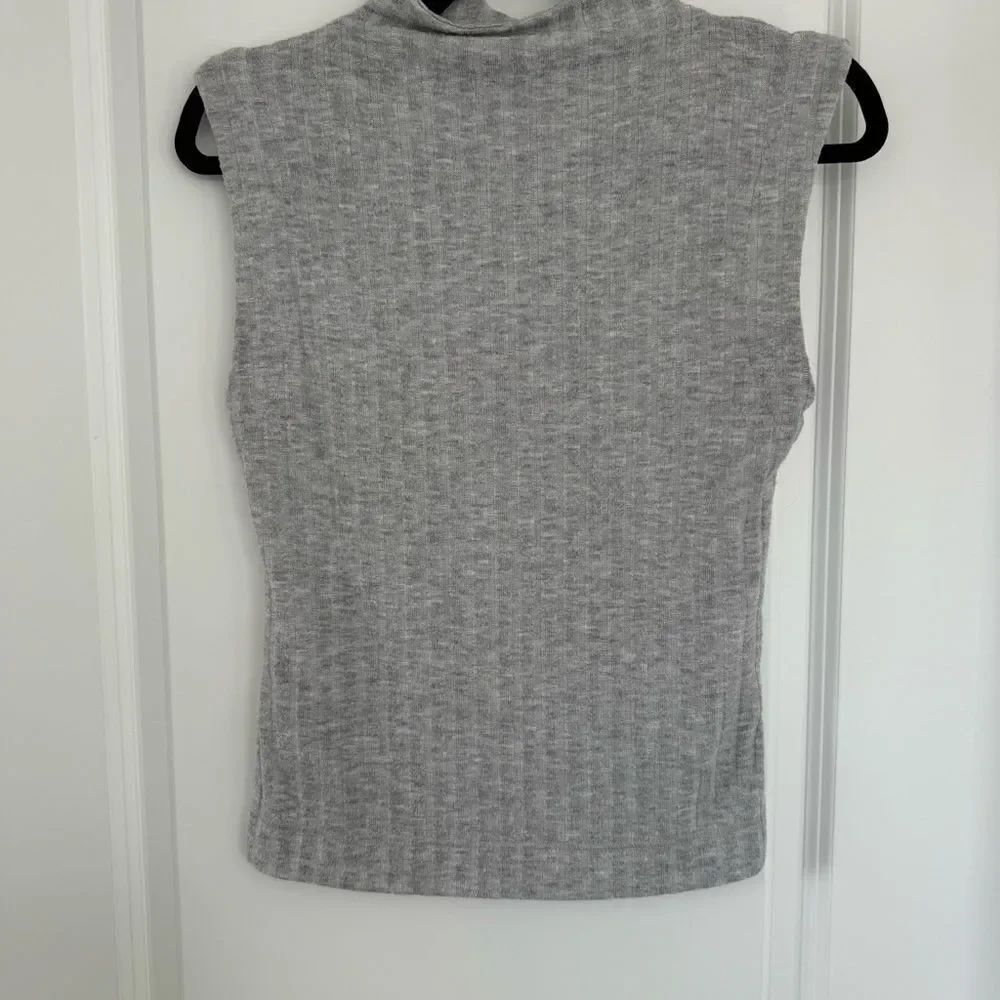 FREE PEOPLE | Sleeveless Ribbed Mockneck Knit Top
